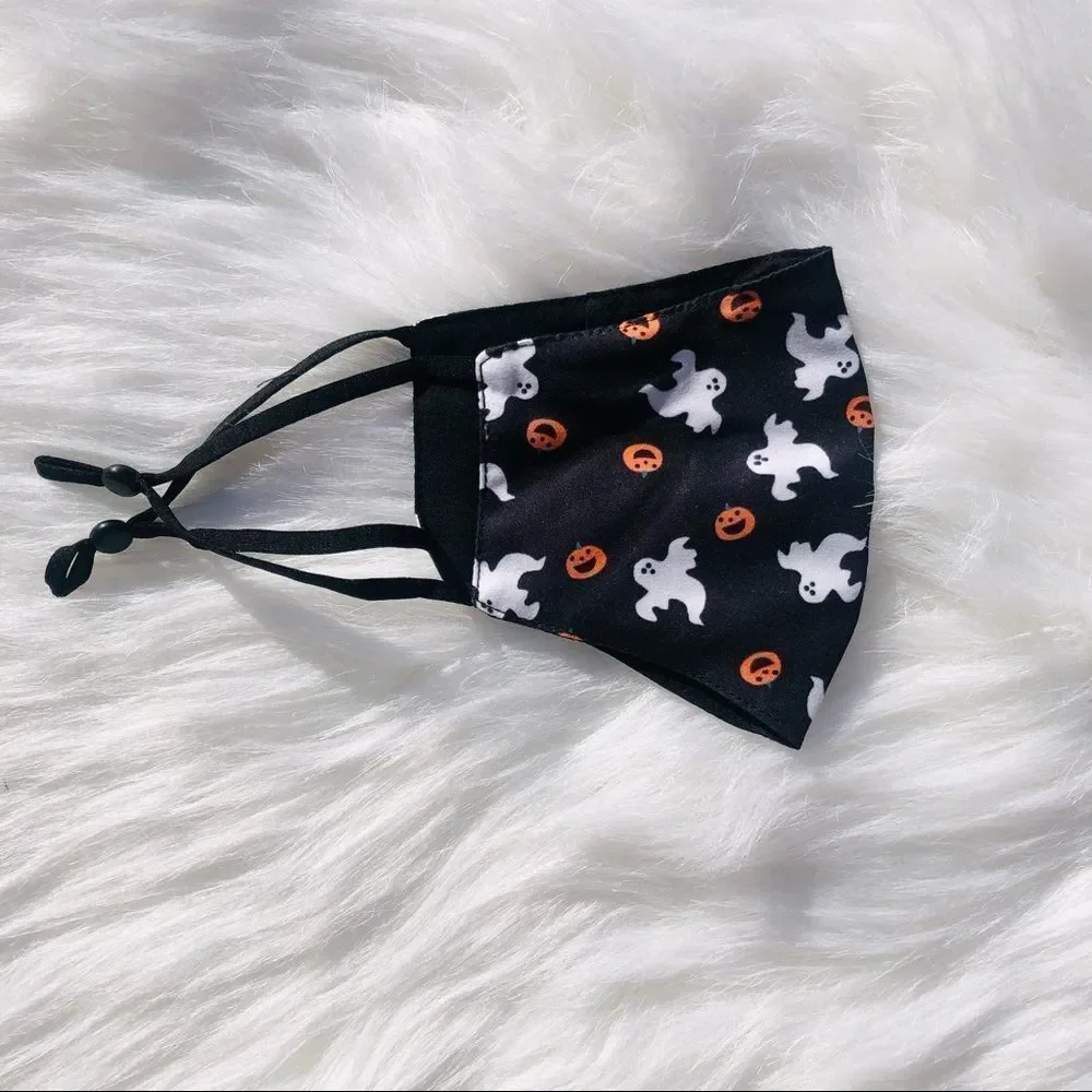 Brand New Halloween Kids Face Mask‎ One Size Adjustable Strap (KIDS MASK)